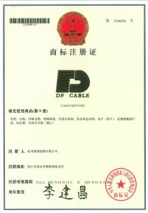 Certificate Of Trademark Registration